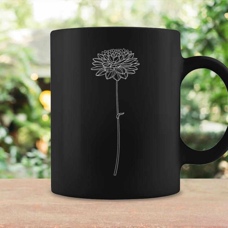 シングル ダリアの花 コーヒーマグ ギフトのアイデア