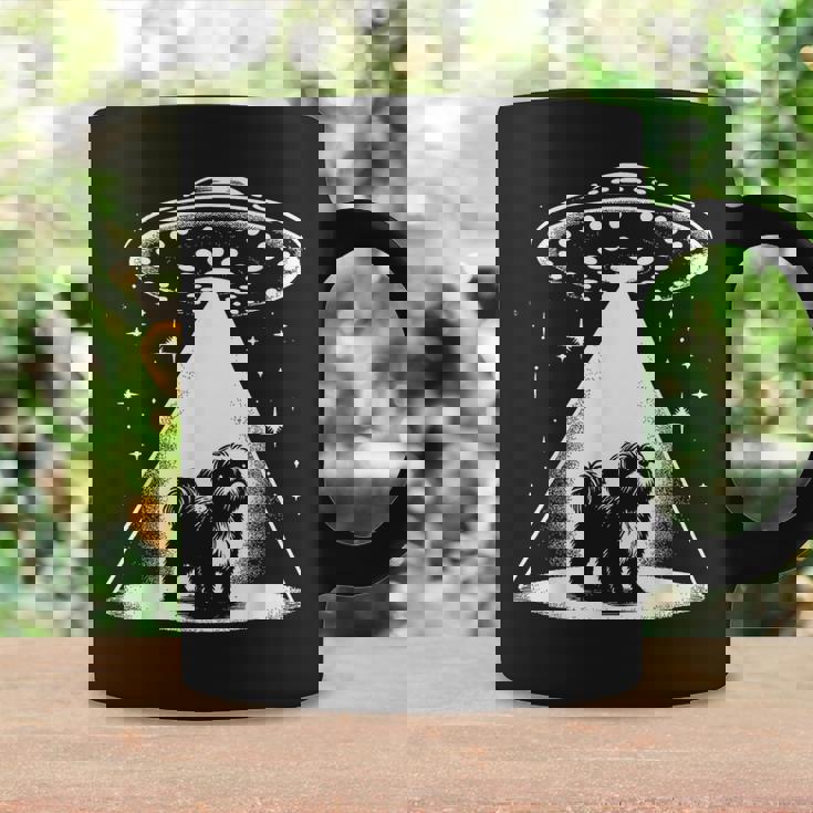 シーズー Mom Dad Dog Alien Ufo コーヒーマグ ギフトのアイデア