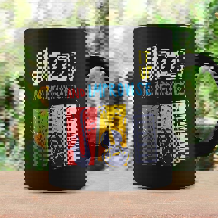 ジャズ・イット・アップ・アンド・インプロヴィーズ・ジャズ コーヒーマグ ギフトのアイデア