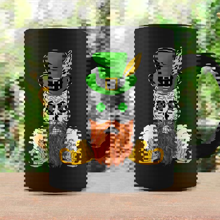 スカル 聖パトリックデー 洋服 ギフト 男性 女性 ビール 長袖tシャツ コーヒーマグ ギフトのアイデア