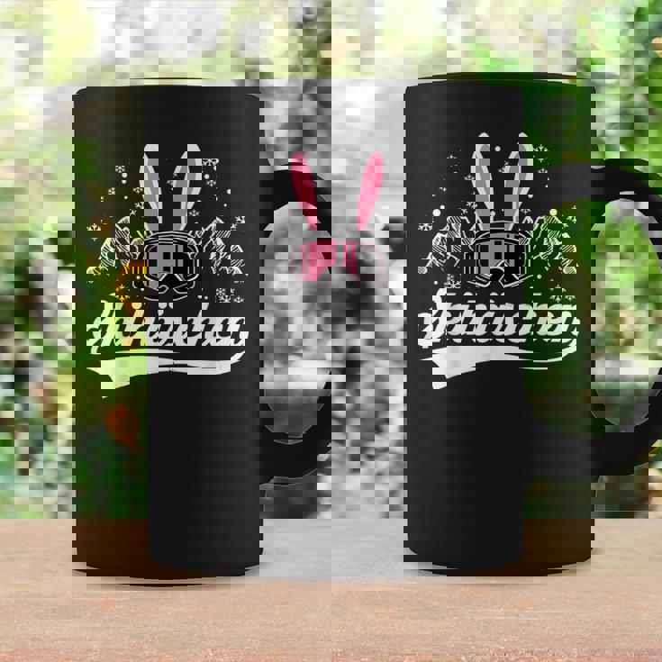 スキーポケット スキー ハザル スキー ゴーグル Apres スキー スキー ウサギ コーヒーマグ ギフトのアイデア