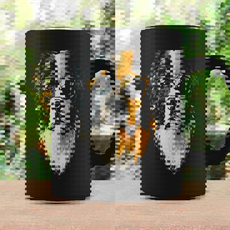 セントバーナード 犬 グラフィック ペット アートワーク セントバーナード コーヒーマグ ギフトのアイデア