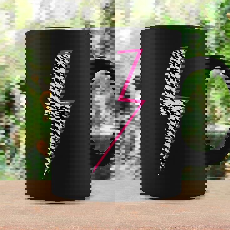 ゼブラ ピンク 稲妻 コーヒーマグ ギフトのアイデア