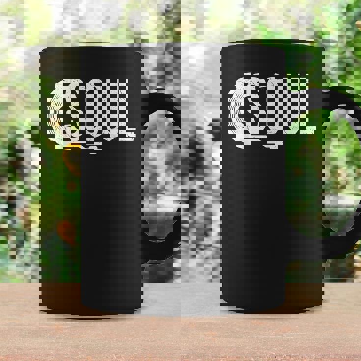 ソウルレコード ジャズ ファンク ターンテーブル ビニールミュージック サクソフォン ピアノ コーヒーマグ ギフトのアイデア