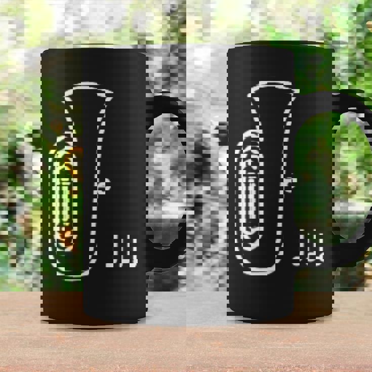 チューバ 楽器 吹奏楽 オーケストラ シンプル 音楽 コーヒーマグ ギフトのアイデア