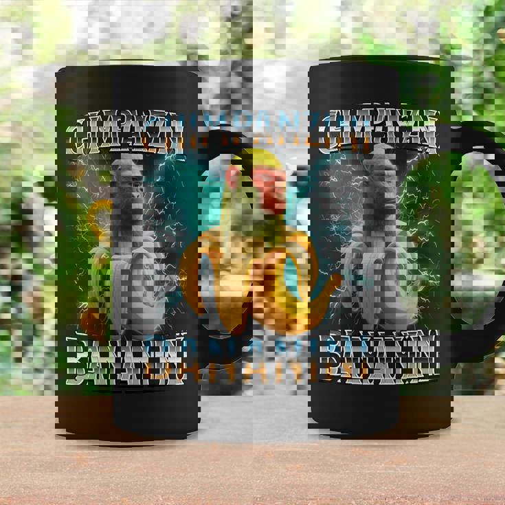 チンパンジーニ バナニーニ イタリアンブレイン 長袖tシャツ コーヒーマグ ギフトのアイデア