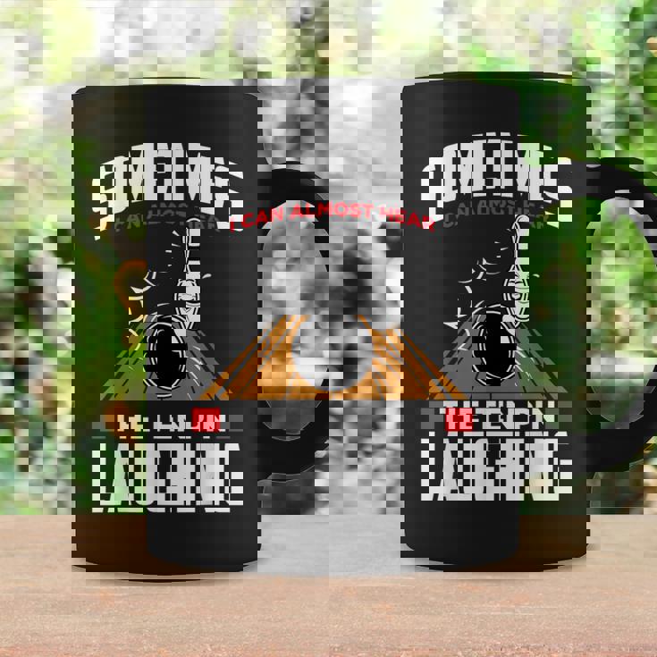 テンピンの笑い声を聞いてください-面白いボウラーとボウリング コーヒーマグ ギフトのアイデア