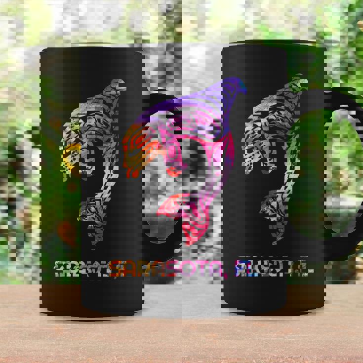 トライバル サラソタ オルカ キラー クジラ ネイティブアメリカン コーヒーマグ ギフトのアイデア