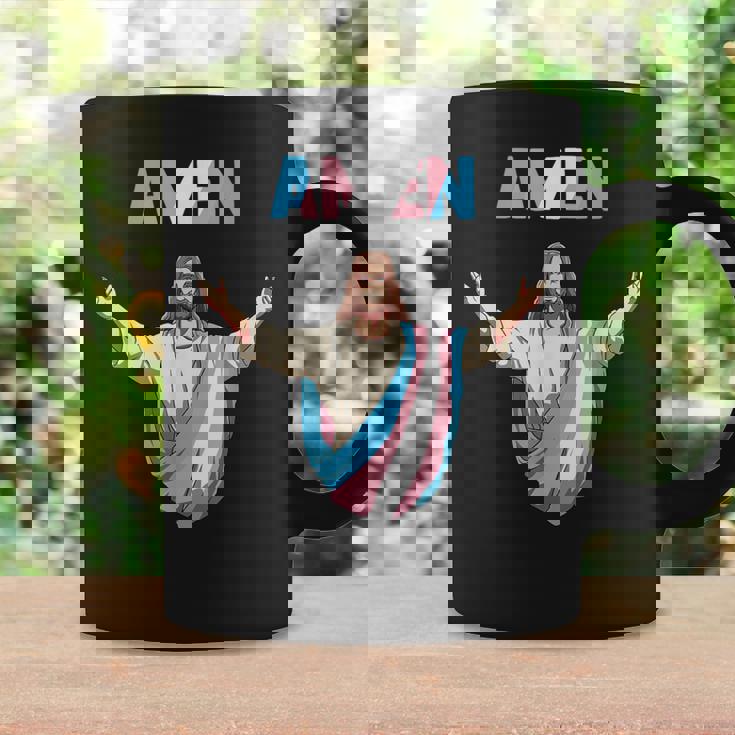 トランスジェンダー・ジーザス 誇りをもって信じ、信仰する。 コーヒーマグ ギフトのアイデア