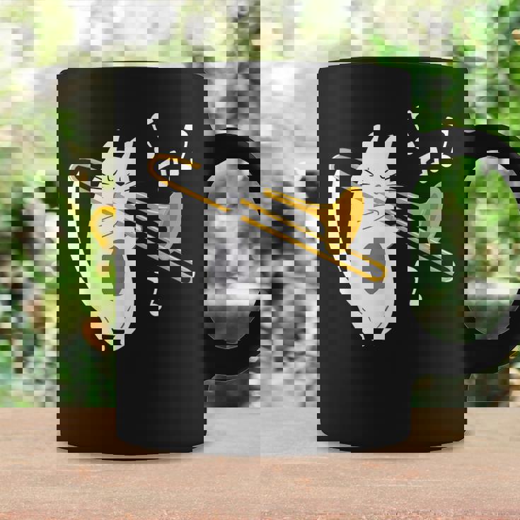 トロンボーン奏者 猫 トロンボーン奏者 音楽好き コーヒーマグ ギフトのアイデア