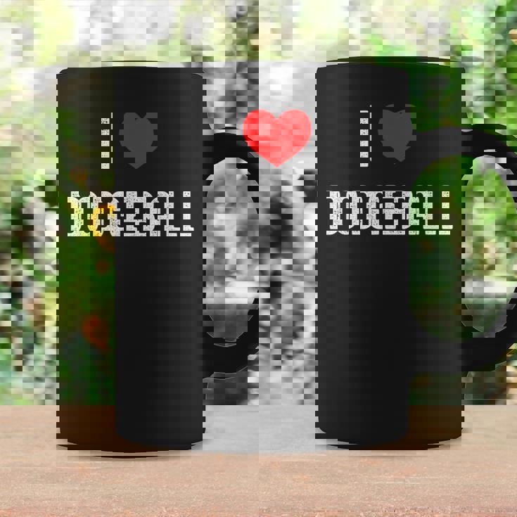 ドッジボール スポーツが大好き 面白いドッジボール愛好家 コーヒーマグ ギフトのアイデア