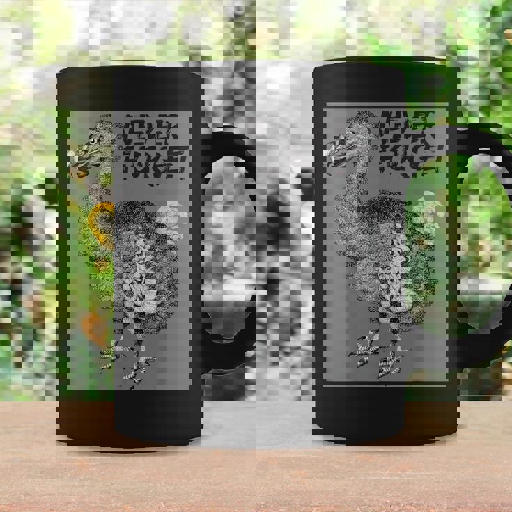 ドードー鳥、決して忘れない、動物種、ハト、ドローン、ドードー コーヒーマグ ギフトのアイデア