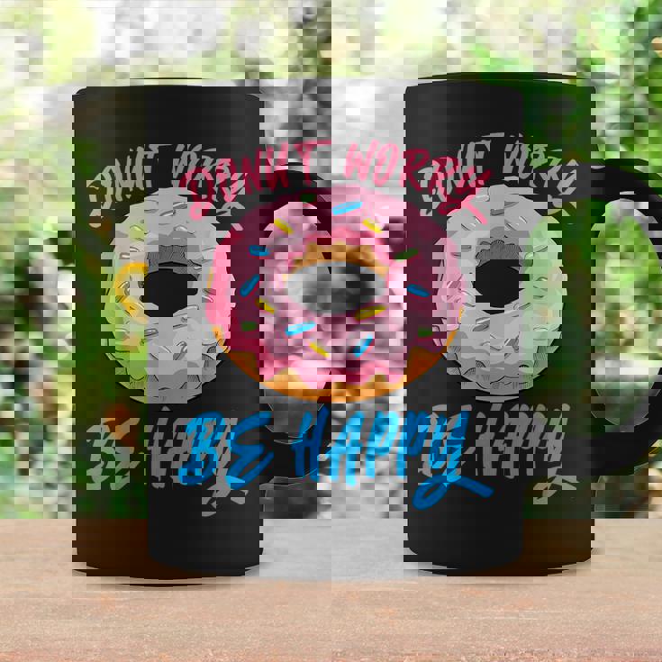 ドーナツ 悩み幸せになる 生地 デザート 幸福 スナック ドーナツ コーヒーマグ ギフトのアイデア