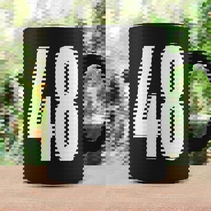 ナンバーフォーティーエイト 48 スポーツチーム制服 誕生日 48 コーヒーマグ ギフトのアイデア