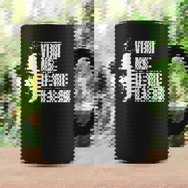 ニーチェの名言 音楽のない人生は間違いだろう 長袖tシャツ コーヒーマグ ギフトのアイデア