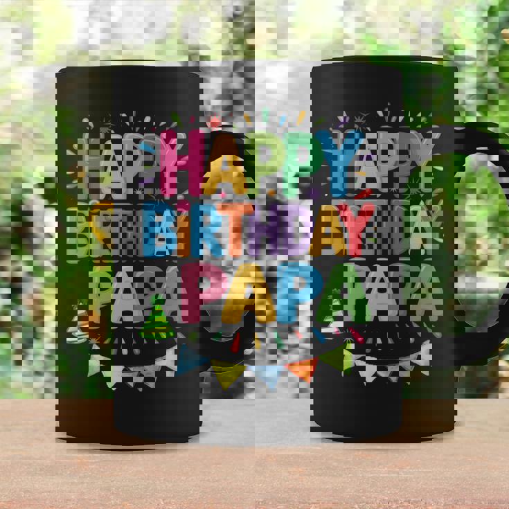 ハッピーバースデーパパはパパの誕生日 長袖tシャツ コーヒーマグ ギフトのアイデア