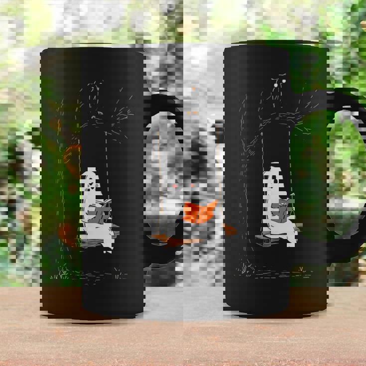 ハロウィン おばけ 読書 かわいい マジカル 本 恋人 本の虫 コーヒーマグ ギフトのアイデア