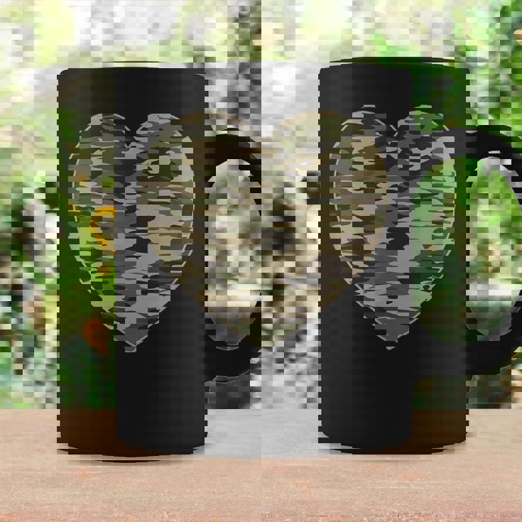ハート迷彩服 レディース メンズ 迷彩 ミリタリー タクティカル コーヒーマグ ギフトのアイデア