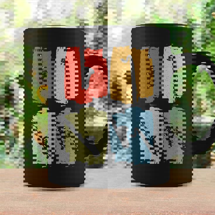 バス クラリネット レトロ コーヒーマグ ギフトのアイデア