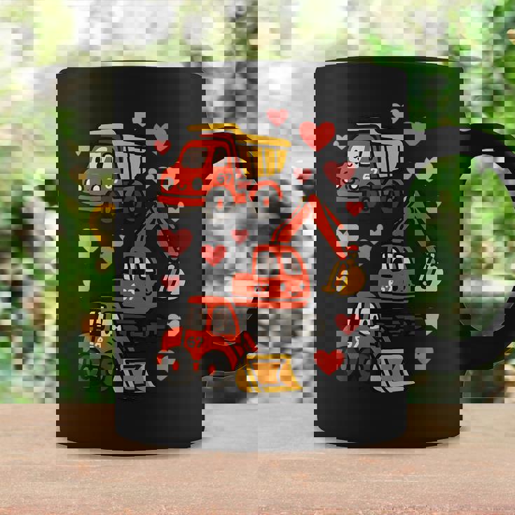 バレンタインデー 建設トラック 面白い 67 男の子 幼児 コーヒーマグ ギフトのアイデア