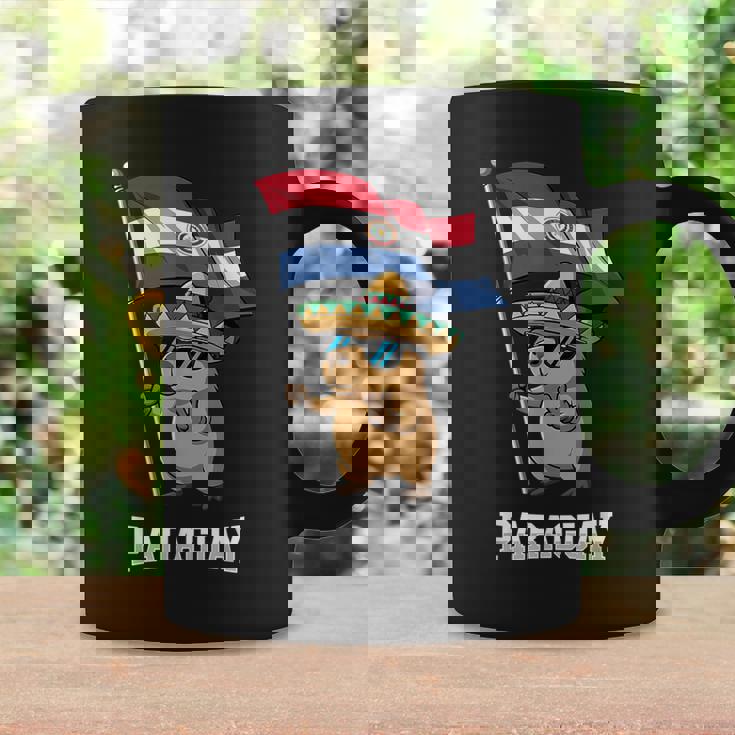パラグアイ国旗 パラグアイのプライド コーヒーマグ ギフトのアイデア