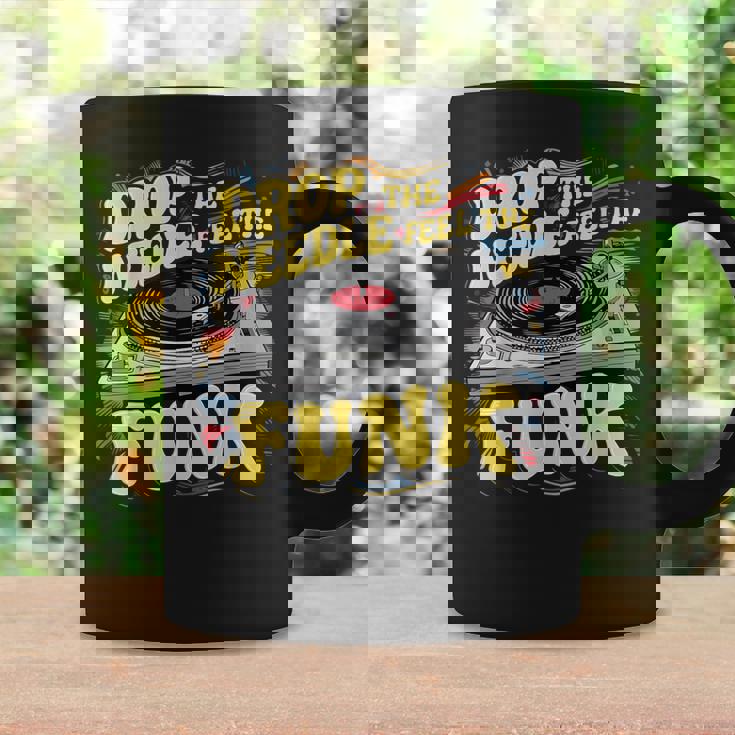 ビニールファンキー音楽愛好家 面白いファンクコスチューム コーヒーマグ ギフトのアイデア