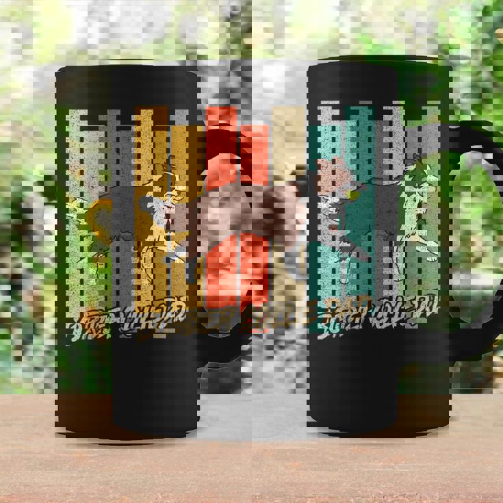 ビンテージ レッドボーダーコリー 犬 お父さん 犬 飼い主 父の日 コーヒーマグ ギフトのアイデア