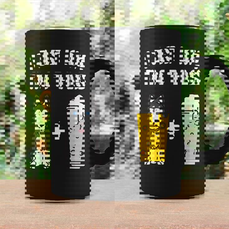 ビールシベリアン・ハスキー犬 コーヒーマグ ギフトのアイデア