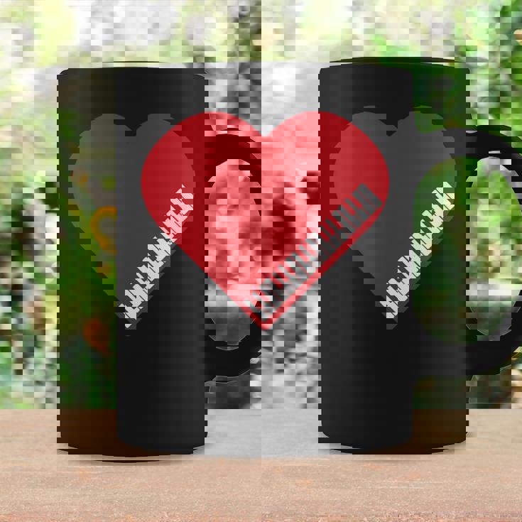 ピアノ ハート ピアノ 楽譜 ピアノスツール 鍵盤羽 コーヒーマグ ギフトのアイデア