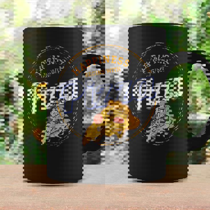 ピザナポリタンレトロスナックビンテージチーズデザイン コーヒーマグ ギフトのアイデア