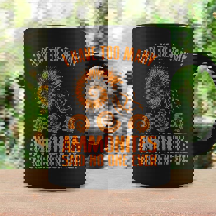 ファニー アンモナイト 化石ギフト メンズ レディース クールな貝殻 ラブ コーヒーマグ ギフトのアイデア