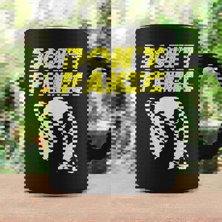 ファンアート ヒッチカーの銀河ガイド ドントパニック コーヒーマグ ギフトのアイデア