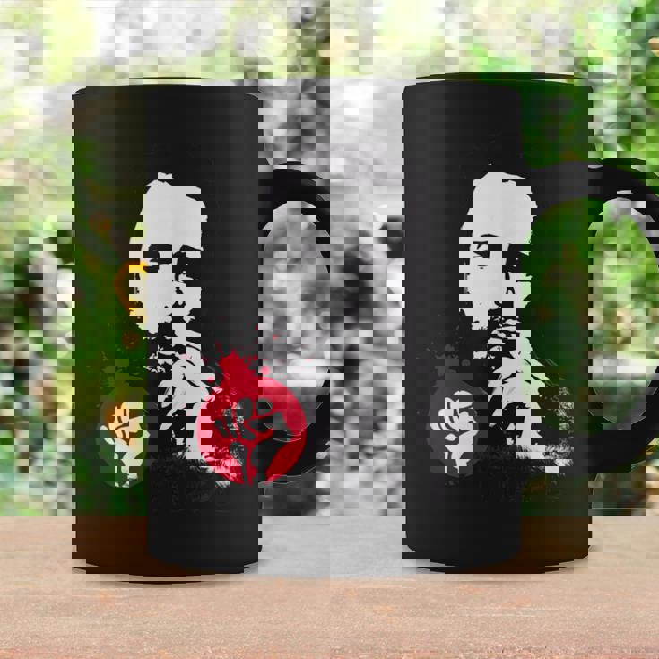 フィデル・カストロ・キューバ革命拳戦闘デモ コーヒーマグ ギフトのアイデア