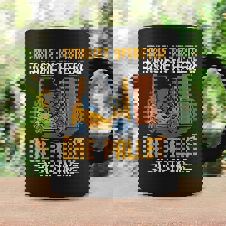 フォークリフト オペレーター レイジングバー パレット フォークリフトドライバー コーヒーマグ ギフトのアイデア