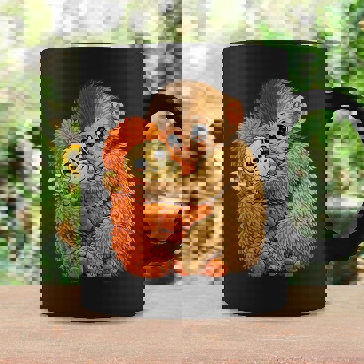 ベビーモンキーパンチ 面白い猿のぬいぐるみミーム コーヒーマグ ギフトのアイデア