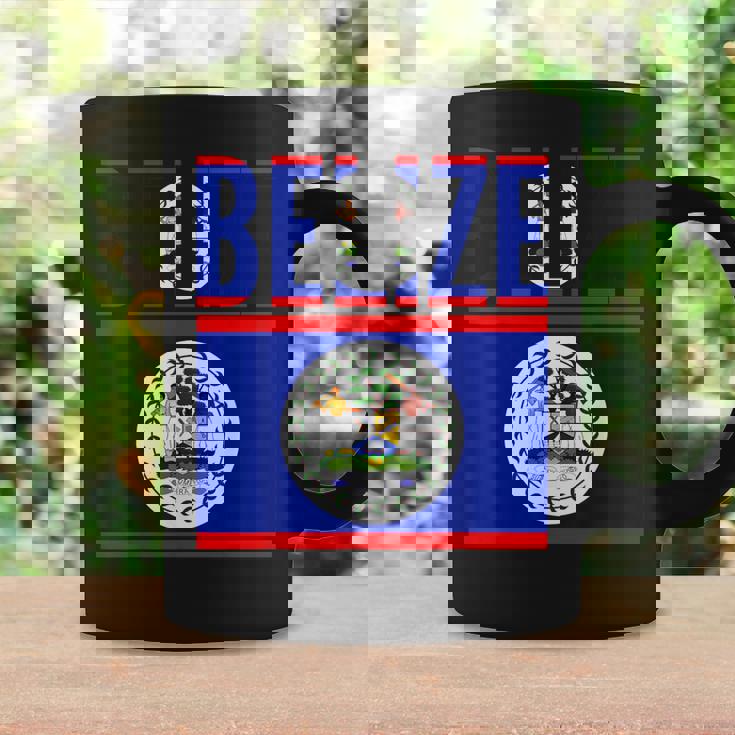 ベリーズ ベリーズの国旗 コーヒーマグ ギフトのアイデア