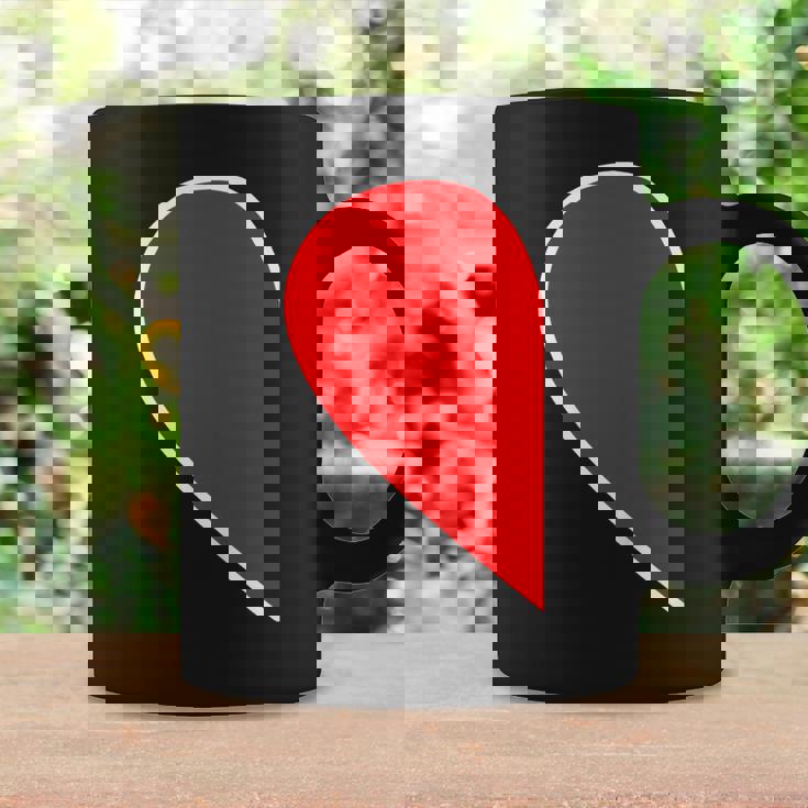 ペア ハート 親子 恋人（Left 左）（ビューティフルライフ）半分 コーデ リンク ルック かわいい コーヒーマグ ギフトのアイデア