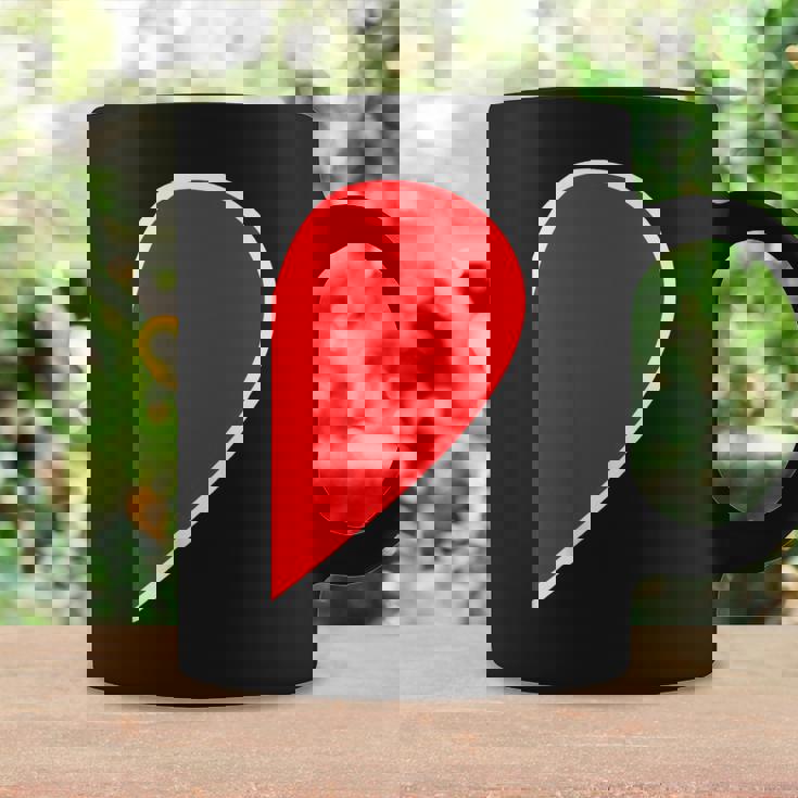 ペア ハート 親子 恋人（Right 右）（ビューティフルライフ）半分 コーデ リンク ルック かわいい コーヒーマグ ギフトのアイデア