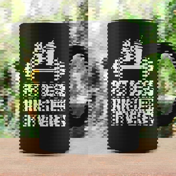ペット 犬 ドリンク コーヒー リフト ウェイト 面白い ジム ワークアウト コーヒーマグ ギフトのアイデア