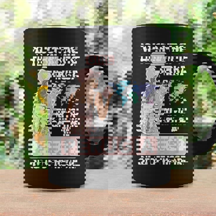 ペルージャシティのクールな少女 誇り高きペルージャガール コーヒーマグ ギフトのアイデア