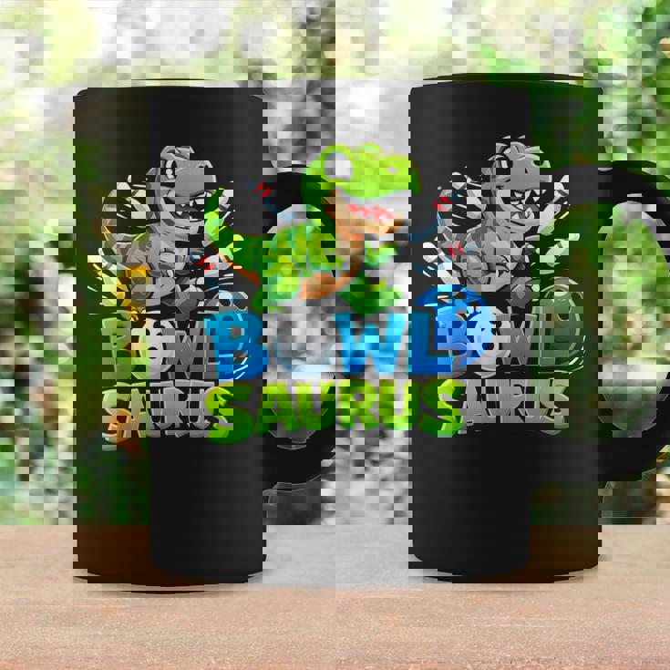 ボウリング 恐竜 Tレックス キュート グラフィック キッズ 幼児 男の子 ボウラー コーヒーマグ ギフトのアイデア