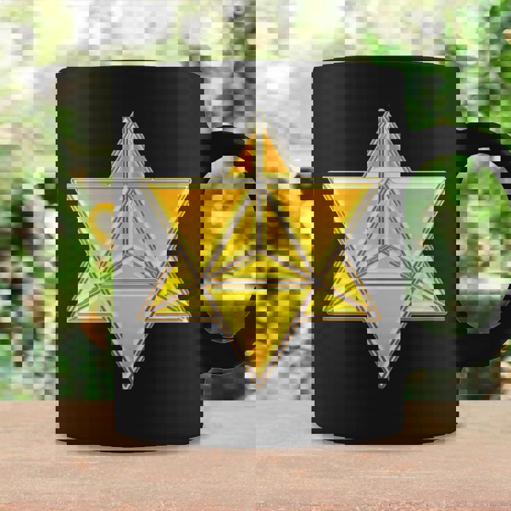 マカバ神聖幾何学ヨガスピリチュアリティ瞑想トレンド コーヒーマグ ギフトのアイデア