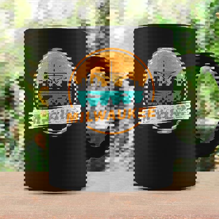 ミルウォーキー スカイライン ランドマーク ミルウォーキー ベイ ヴィンテージ コーヒーマグ ギフトのアイデア