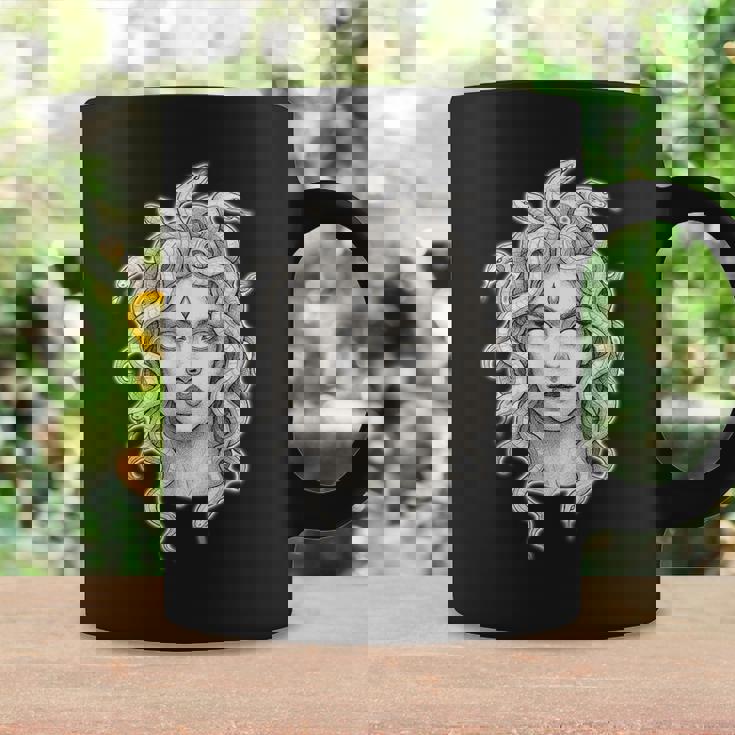 メデューサ ゴシック 女神 蛇 タトゥー コーヒーマグ ギフトのアイデア