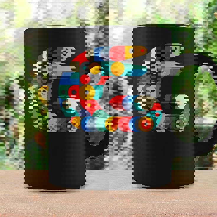 モダン 幾何学的 ミニマリズム イラスト ウツボ アート 長袖tシャツ コーヒーマグ ギフトのアイデア