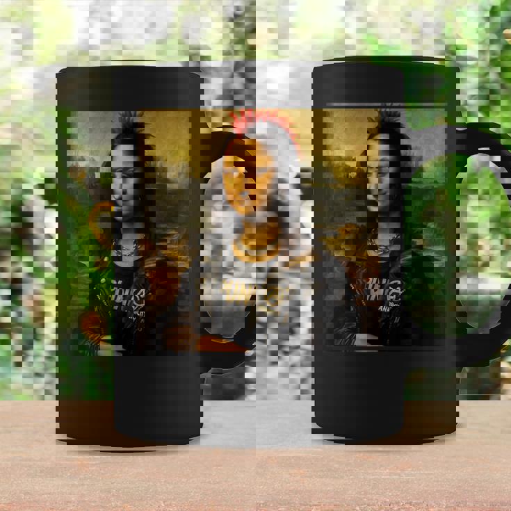 モナリザ パンク風 パロディデザイン コーヒーマグ ギフトのアイデア