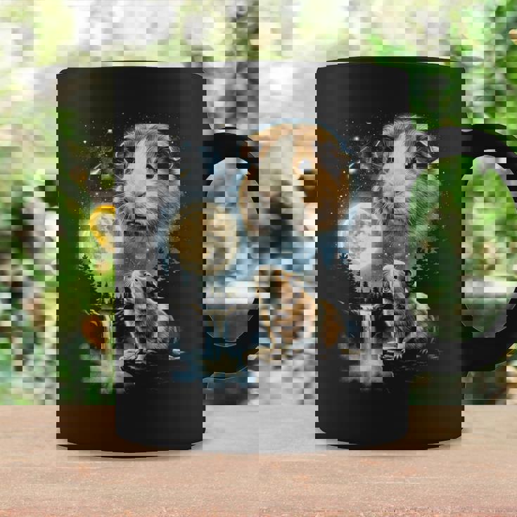 モルモット ハウリング トゥ ザ ムーン ミーム 面白い 90年代 モルモット 長袖tシャツ コーヒーマグ ギフトのアイデア