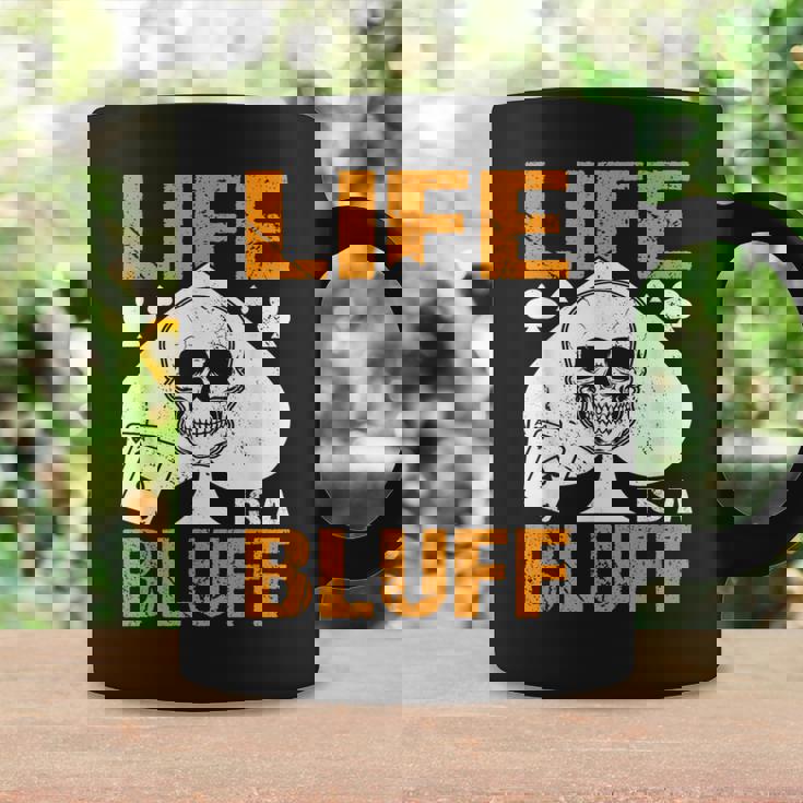 ライフ・イズ・ア・ブラフ・アイ・ポーカー コーヒーマグ ギフトのアイデア