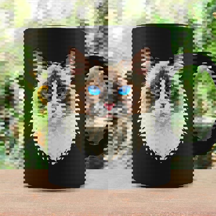 ラグドール猫ラグドール猫猫ママ甘いラグドール猫 コーヒーマグ ギフトのアイデア