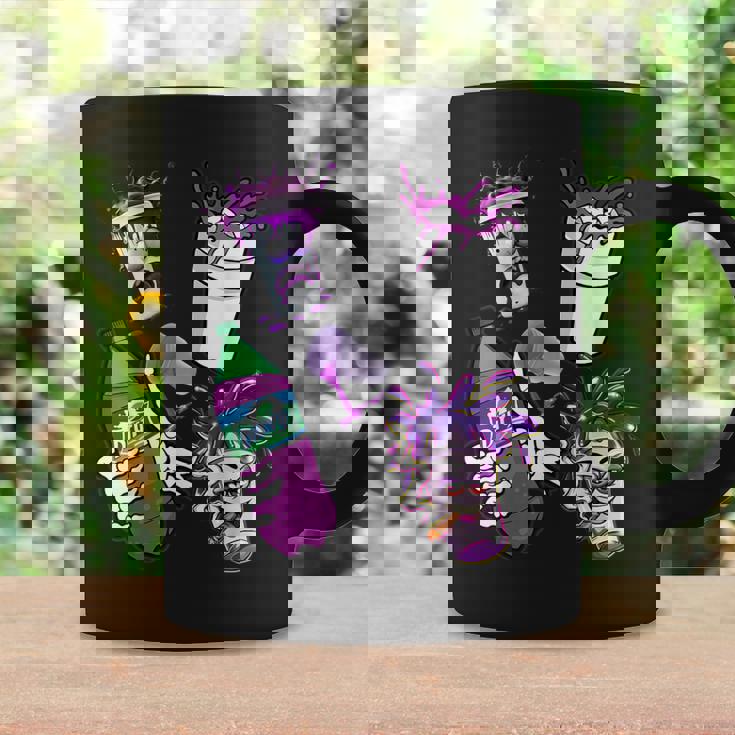 リーンシャツ、パープルドランク、ダーティダブルカップ、リーンラインスモーク コーヒーマグ ギフトのアイデア